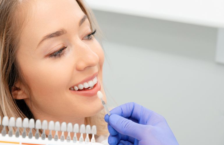 Women getting dental treatment done